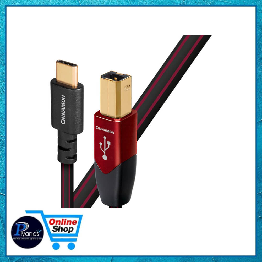 สาย USB AUDIOQUEST : USB-CINNAMON (C TO B) (USB 2.0) (1.5M)